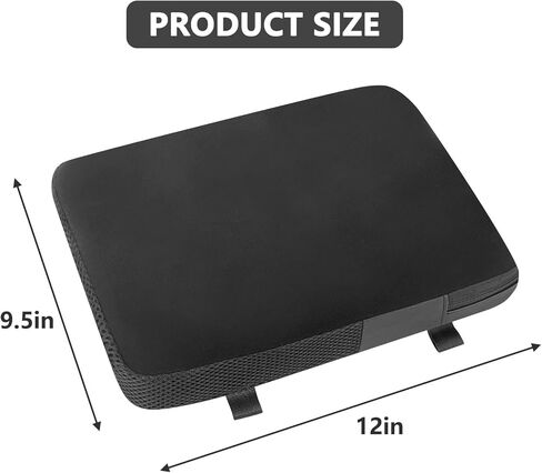 وسادة مقعد هوائي للدراجة النارية من Yuroochii، حجم المقعد الخلفي أو الصغير، تعمل على إطالة وقت الركوب وزيادة الدورة الدموية، من أجل تخفيف ضغط السفر بشكل مريح 11.5 بوصة × 9 بوصة أسود in Kuwait