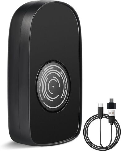 جهاز تحريك الماوس غير القابل للاكتشاف مع كابل USB بدون محرك ومحول 5V1A، يحافظ Mouse Jiggler على نشاط الكمبيوتر المحمول، محرك صامت للغاية وحركة الماوس تلقائيًا (أسود) in Kuwait