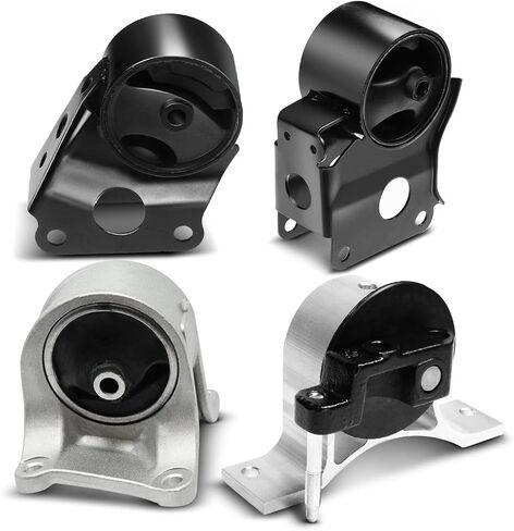 A-Premium Set of 4 Engine Motor Mount and Transmission Mount Kit Compatible with Nissan Altima 2002 2003 2004 2005 2006 L4 2.5L, Automatic Transmission, Replace# A7340 A7341 A7342 A7343 in Kuwait