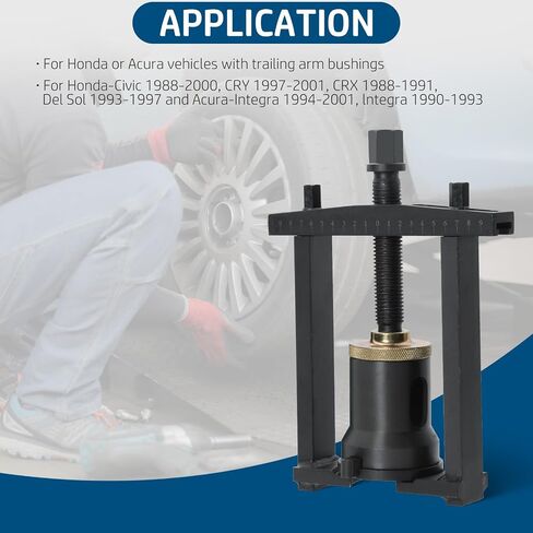DASBET Rear Trailing Arm Suspension Bush Removal Installation Tool Set Compatible For Honda & Acura in Saudi Arabia