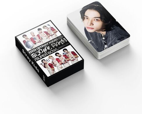 Stray Kids المسار الاجتماعي 2023 بطاقات الصور لومو 55 قطعة مجموعة بطاقات المعايدة الصغيرة للأطفال الضالة Kpop Merch in Kuwait