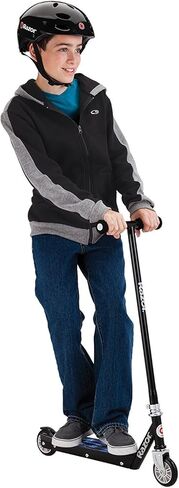 سكوتر Razor Tekno Kick - سطح إضاءة LED أزرق متوهج، إطار فولاذي خفيف الوزن، للأطفال من سن 6 سنوات فما فوق in Kuwait