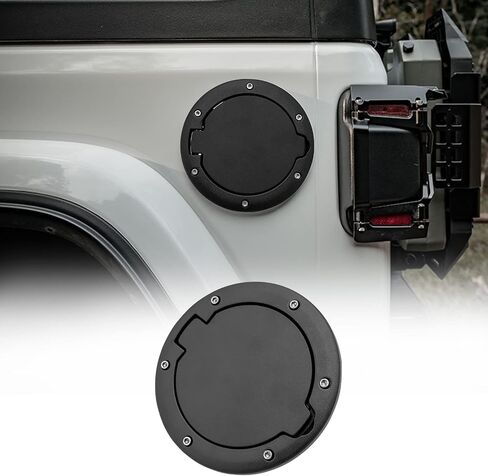 DATOU BOSS Aluminum Gas Cap Cover Suit for Jeep Wrangler 2007-2017 JK JKU Exterior Accessories in Saudi Arabia