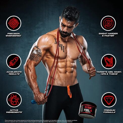جل معزز للتمارين الرياضية من Sweat Fuel® مع X-Melt® | مُحسّن موضعي متطور للتمارين الحرارية للرجال والنساء | صنع في أمريكا الشمالية in Kuwait