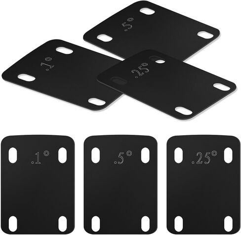 YASUOA قسط من النايلون البلاستيكي على رقبة الجيتار للمحاذاة الفعالة وتعديل الزاوية، مناسب لجميع أنواع الجيتارات-3 قطع in Kuwait