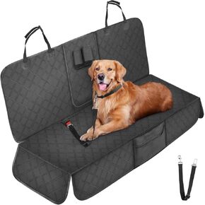 EYPINS Dog Car Seat Covers - Waterproof Anti-Scratch Nonslip Dustproof Bench Rear Seat Cover, 54''L×48''W Car Seat Cover for Back Seat Pet Seat Cover Protector Fit Most Cars SUVs Trucks