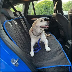 Vivki™ Luxury Dog Car Seat Cover with Seat Belt and Nonslip Design, Heavy Duty Waterproof Fabric for Most Vehicles.