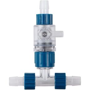 MiOYOOW Aquarium Hose Valve, 3-Way Aquarium Filter Connector Fish Tank Hose Adapter with Quick Release for 12MM/16MM/20MM Water Pipe