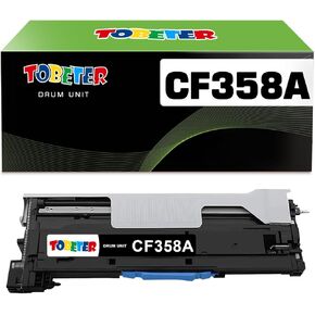 ToBeter Compatible CF358A Drum Unit Replacement for HP 828A Image Drum for Color Laserjet Enterprise Flow M880z M880z MFP, Color Laserjet Enterprise M855dn M855x M855xh Printer (1 Black)