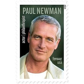 Paul Newman, Actor Philanthropist (Sheet of 20) First Class Mail Forever Postage Stamps 2015 Scott 5020