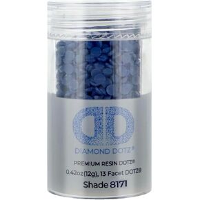 Diamond Dotz 2.8MM 12G Cylinder Sapphire - Freestyle Diamond Painting Beads, Diamond Art Beads, Replacement Drills, Loose Gems for DIY Crafts and Art Projects