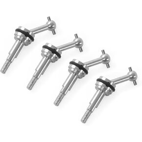 4Pack 25mm 27mm 29mm Metal CVD Universal Drive Joint Shaft Transmission Compatible with WLtoys 1/28 K969 K979 K989 K999 P929 P939 RC 4WD Short Course Drift Car Upgrade Parts (29mm)