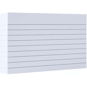 Index Cards White Study Cards, 240PCS Flash Cards 3x5 Both Ruled Side for School Office