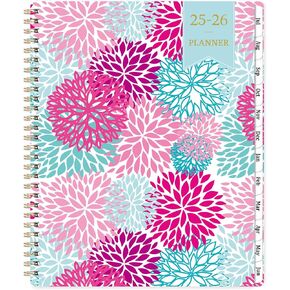 MaaIbok Planner 2025-2026 - 2025-2026 Academic Planner, JUL 2025 - JUN 2026 Planner, 8" x 10" Weekly Monthly Planner with Monthly Tabs, to-do Lists, Twin-Wire Binding, Thick Paper, Perfect for learning