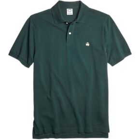 Brooks Brothers Men's Original Fit Performance Pique Polo Shirt Classic Red (Large)