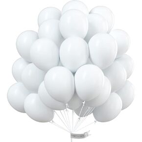 PartyWoo Black Balloons, 51 pcs 12 Inch Matte Black Balloons, Black Balloons for Balloon Garland or Balloon Arch as Party Decorations, Birthday Decorations, Retirement Party Decorations, Black-Y18