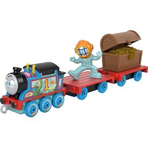 Thomas & Friends Diecast Toy Train Deep Sea Thomas Push-Along Engine with Ocean Cargo for Preschool Kids Ages 3+ Years