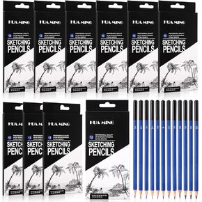 120 Pcs Graphite Sketch Pencil Set (8B - 5H) Professional Drawing Pencils for Beginners Pro Artists Drawing Art, Sketching