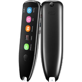 Scan Reader Pen, OCR Digital Translation Pen Scanner 112 Language Translator Device Support Text Extract Intelligent Recording Scanner Pen with 3.5 Inch Touch Screen for Businessmen Students Adults