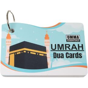 24 Umrah Dua Cards – Step-by-Step Guide with Umrah Prayers, Supplications & Bonus Duas, Umrah Flashcards, Perfect Islamic Gift for Umrah Mubarak, Ideal Companion for Makkah/Mecca & Kabah Pilgrimage