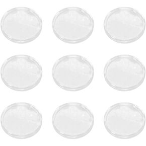 Coheali 50pcs 28mm Coin Capsules Holder and Gasket Coin Case for Coin Collection Supplies
