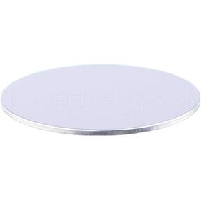 25 Pack - CleverDelights 1" Round Aluminum Stamping Blanks - Shiny Anodized Finish - 20 Gauge (.031")