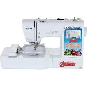Brother LB5500M Marvel 2-in-1 Combo Sewing & Embroidery Machine, 16.5 x 7.76 x 12.1 inches, White