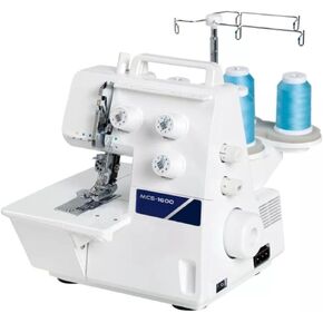 Juki MCS-1600 Cover Stitch and Chain Stitch Sewing Machine with Super Easy Looper Threading, 1,350 Stitches Per Minute, and Differential Feed Adjustment (White)