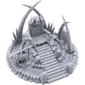 EnderToys War Boss Throne by Printable Scenery, 3D Printed Tabletop RPG Scenery and Wargame Terrain 28mm Miniatures