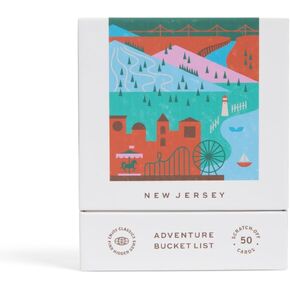New Jersey Adventure Bucket List: 50 Scratch-Off Cards for Outdoor Activities, Tourist Attractions, and Road Trips - Perfect Travel Gift and Guide for Exploring