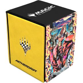 Ultra Pro - Aetherdrift Chandra, Spark Hunter Alcove Flip Deck Box for Magic: The Gathering, Deck Holder, MTG Accessory, Trading Card Case, Magic The Gathering D&D TCG Storage Box