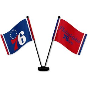 WinCraft Philadelphia 76ers Desk and Table Top Flags