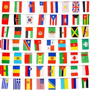 200 أعلام البلد ، أعلام العالم ، الأعلام الدولية ، زخارف لافتة الحفلات ، والأولمبياد ، والافتتاح الكبير ، والبار ، والأندية الرياضية ، والمناسبات المدرسية ، والدراسات الثقافية والمزيد