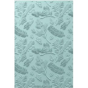 Sizzix 3D Textured Impressions A5 Embossing Folder Pines by 49 and Market