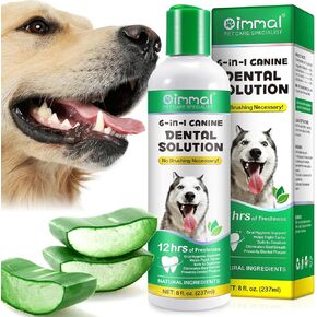 Oral Spray Dog Mouthwash, Perfect Solution for Dog Oral Care uses More naturalingredients Aloe Vera Extract, Green Tea Extract etc, Advanced Easy-to-Use Oral Care Solution, Promote Dental Health