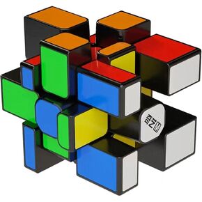 LiangCuber QY Mirror Cube 3x3 Magnetic Stickerless Full Color Speed Cube, QY Toys Mirror M Black 56mm (Magnetic Black)