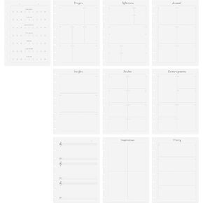 Discagenda Prayer Journal Refill 100 Sheets (Discbound)