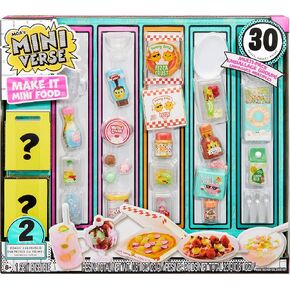 MGA's Miniverse Make It Mini Food Multipack, Collectibles, DIY, Resin Play, Replica Food, NOT Edible, 8+