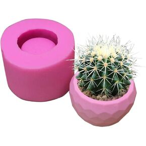 Small Silicone Flower Pot Mold, Ceramic Cement Clay Mold, Succulent Plants Planter Pot Epoxy Resin Mould, Candle Holder, Candy Soap Crafts Home Decor