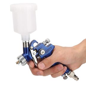 Furniture Spray Gun Oil Paint Spray Gun Aluminum Alloy Airbrush Car Spray Gun Oil Painting Pneumatic Airbrush European Type (1.0mm Caliber)
