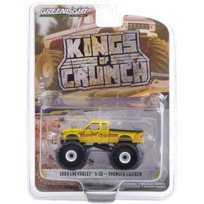 Greenlight 49090-C Kings of Crunch Series 9 - Thunder Chicken - 1989 S-10 Extended Cab Monster Truck 1/64 Scale