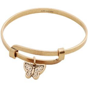 Alex and Ani AA540022RS,Statement Motivation Expandable Bangle Bracelet, Heart,Rafaelian Silver,Silver, Bracelets