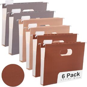 y yoma 6 pack extra categing file bolders size with with handion conclative file folder forment colored formerizer for 1/5 cut tabs abs