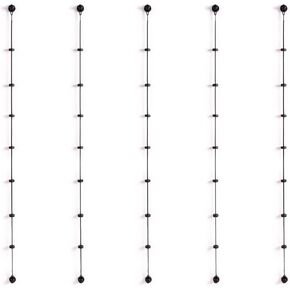 PATboard Column dividers - 5 Black PATlanes - Row Divider for Scrum kanban Board - Magnetic