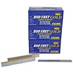 5418 D 9/16 Inch LONG 20 Gauge 3/16 Crown Gold Staples - Three BOXES OF 5,000
