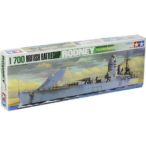 Tamiya 77502 1/700 British Rodney Battleship Plastic Model Boat Kit