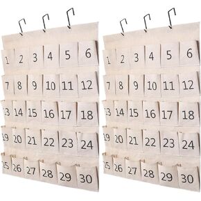 2 PCS 30 مخططات جيب مرقمة للفصول الدراسية الخيشية حامل الهاتف الحاسبة حامل الهاتف CADDE