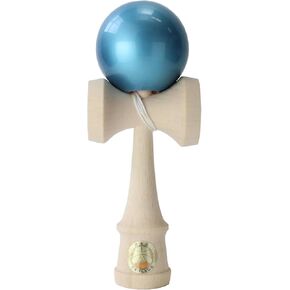 مسابقة Workshop Workshop Yamagata Kendama Ozora (معتمدة من جمعية Kendama في اليابان) Premium Metallic Frays Blue