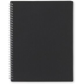 Blue Sky Smart Notes Professional Notebook, Wire-O Binding, 8.5" x 11", Black (14713)
