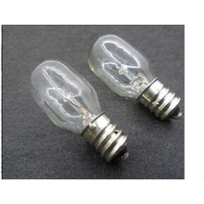 NGOSEW 2 Clear Screw in Light Bulbs for Juki Serger Overlock MO103, MO134, MO-623, MO-104D, MO-634D, MO-644D, MO-654DE, MO-655